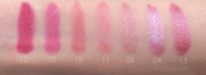 The Body Shop Colour Crush lipsticks 