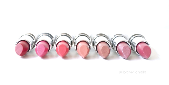 Body Shop Colour crush shine lipsticks 