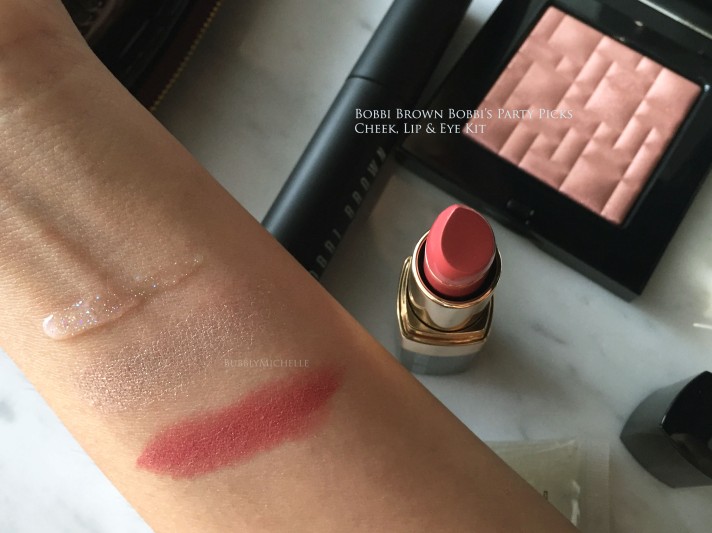 Bobbi Brown Holiday swatches