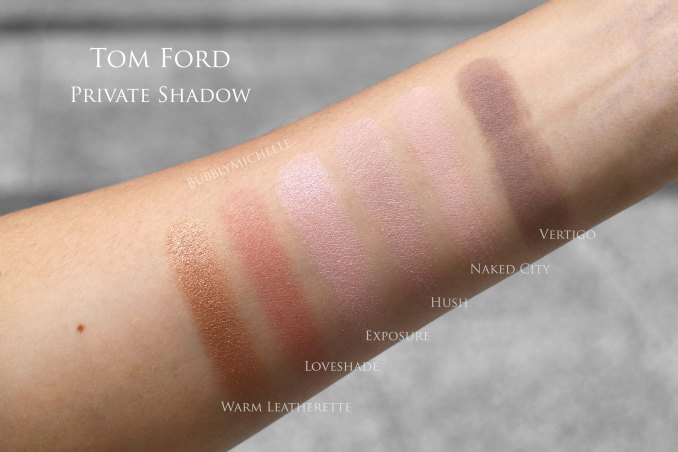 Tom ford private shadow swatch